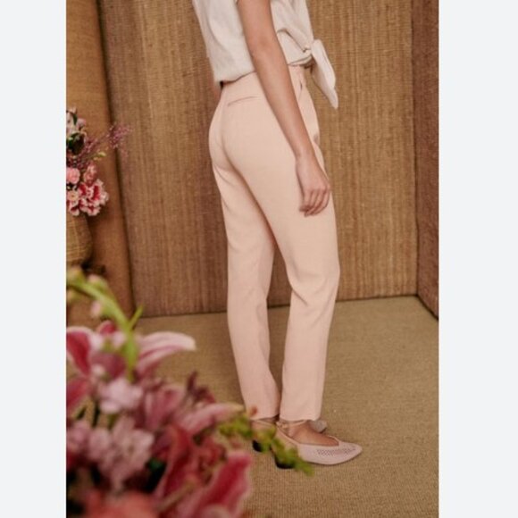 Sezane Pink Austin Trousers - Picture 2 of 10